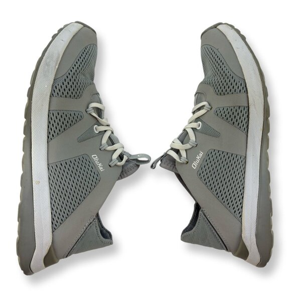 OluKai Women’s Slip-On Athletic Shoes Light Gray White Size US 9 EU 39 - Picture 6 of 11